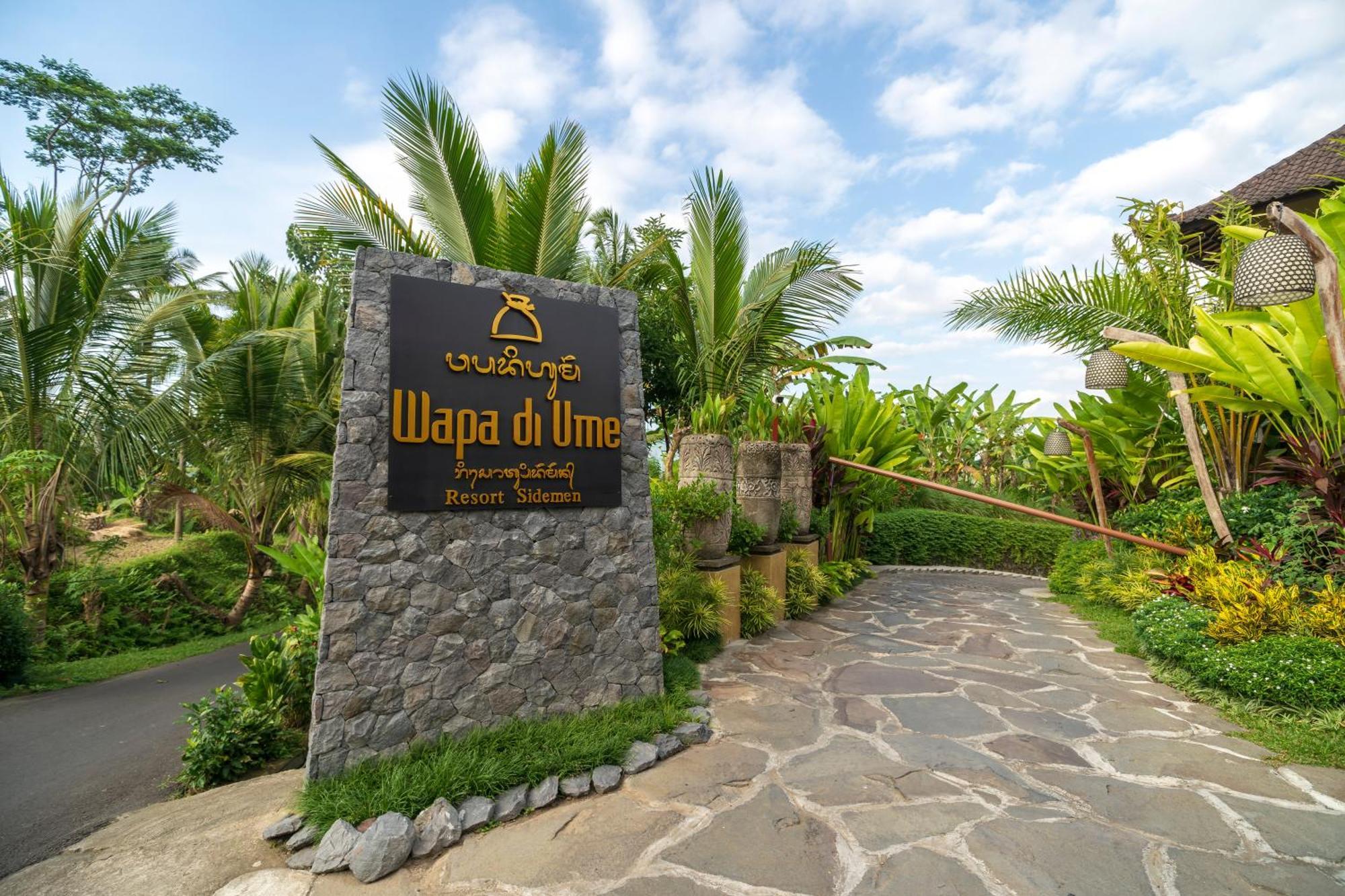 Wapa Di Ume Sidemen Hotel Sidemen  Exterior photo Entrance to the resort